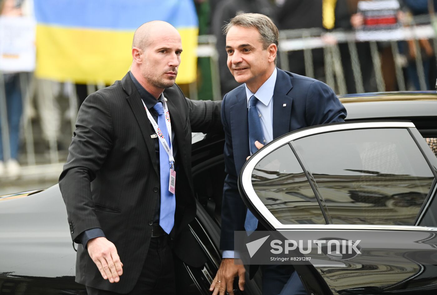 Czech Republic European Political Community Summit Arrival