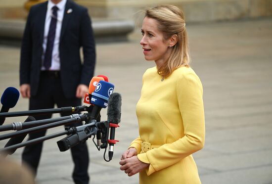 Czech Republic European Political Community Summit Arrival