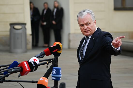 Czech Republic European Political Community Summit Arrival