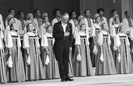 Shirakaba ensemble from Japan tours USSR