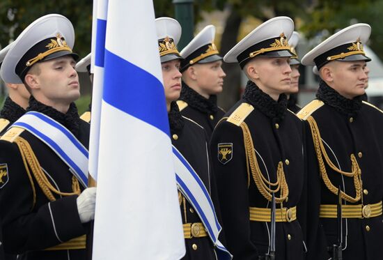 Russia Honor Guard Retirement Ceremony