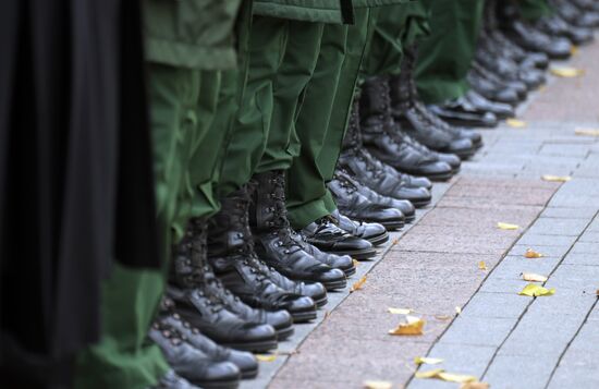 Russia Honor Guard Retirement Ceremony