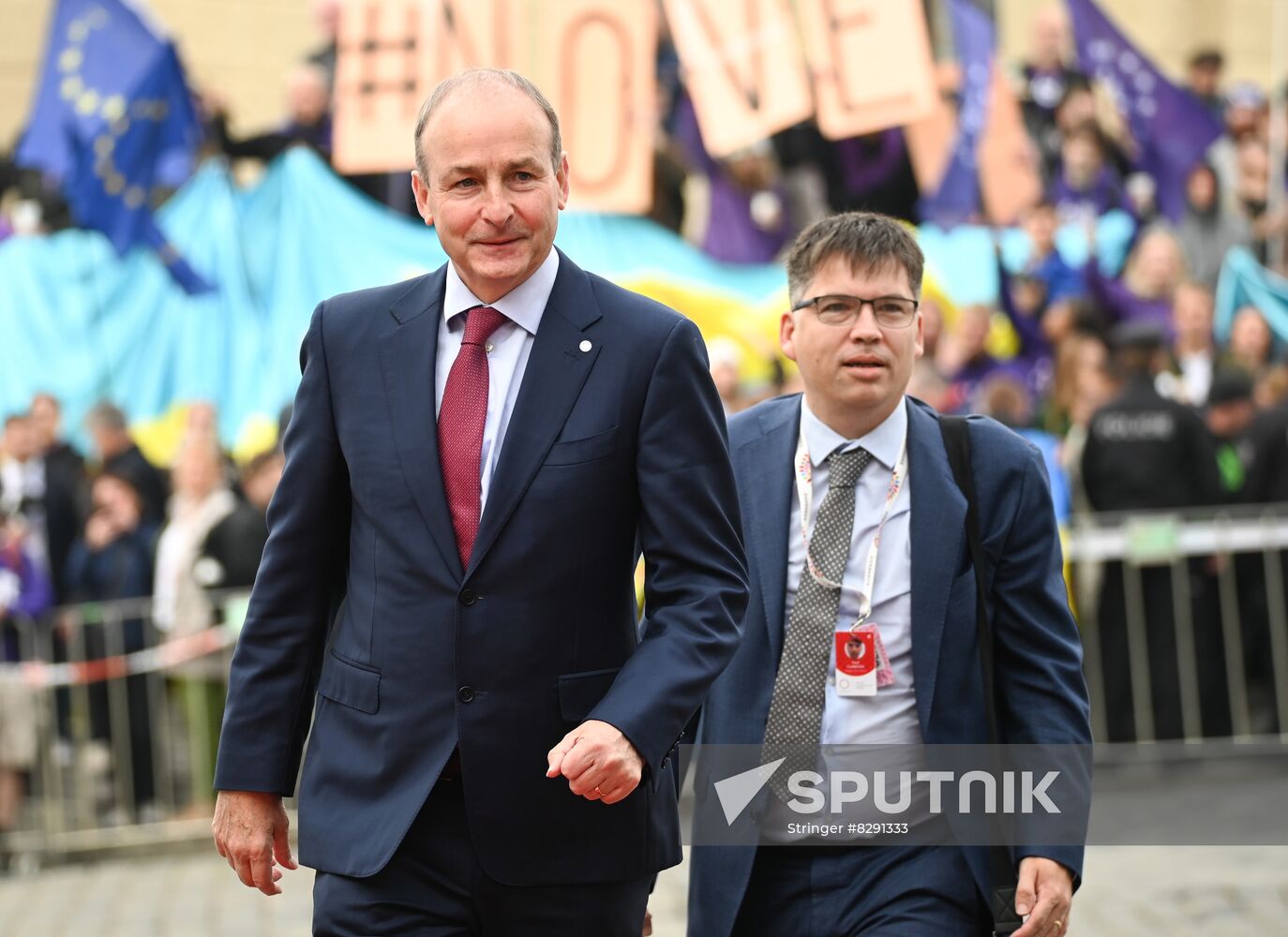 Czech Republic European Political Community Summit Arrival