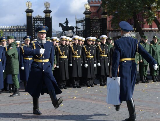 Russia Honor Guard Retirement Ceremony