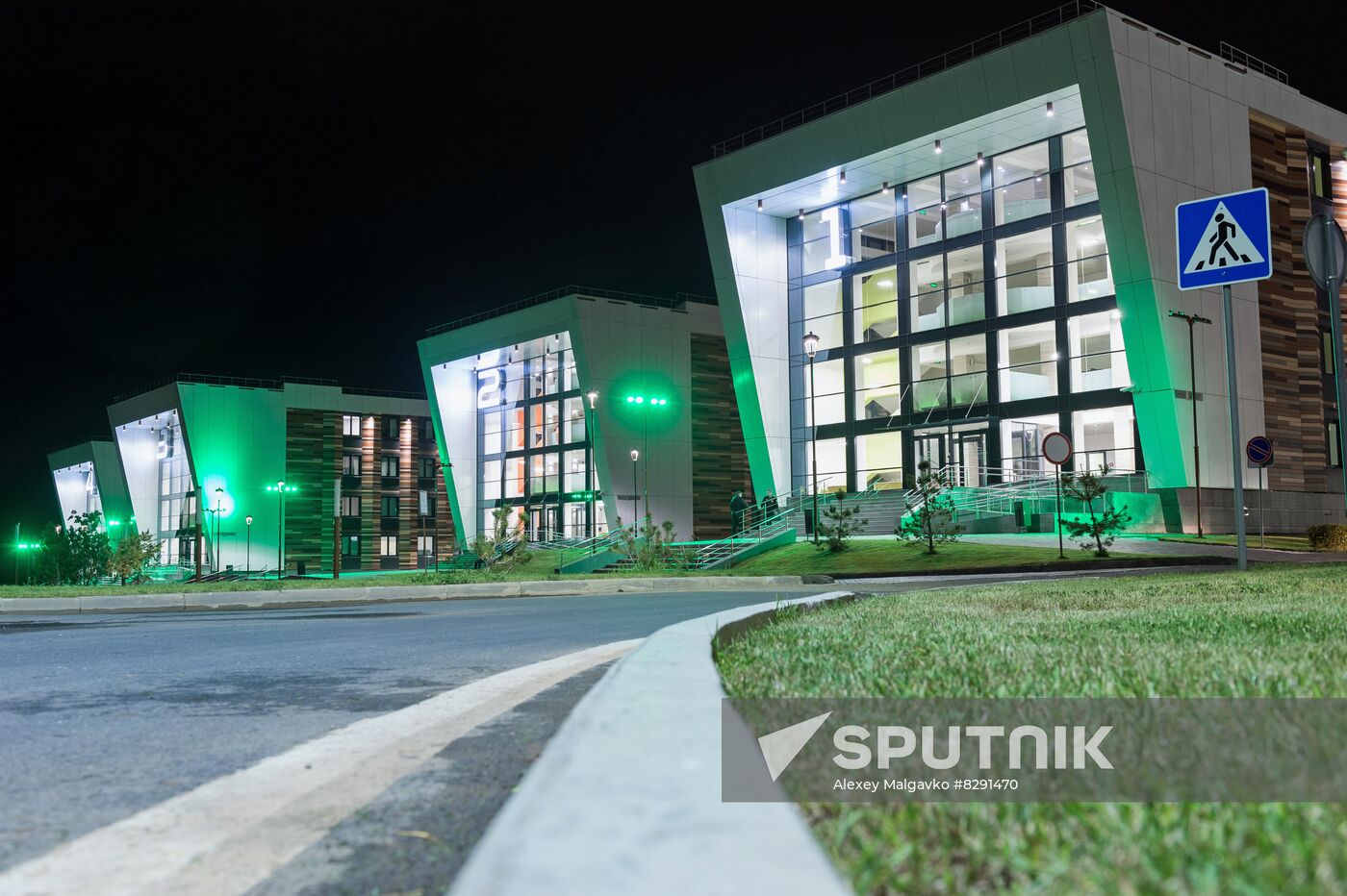Four buildings of Innopolis University dormitory