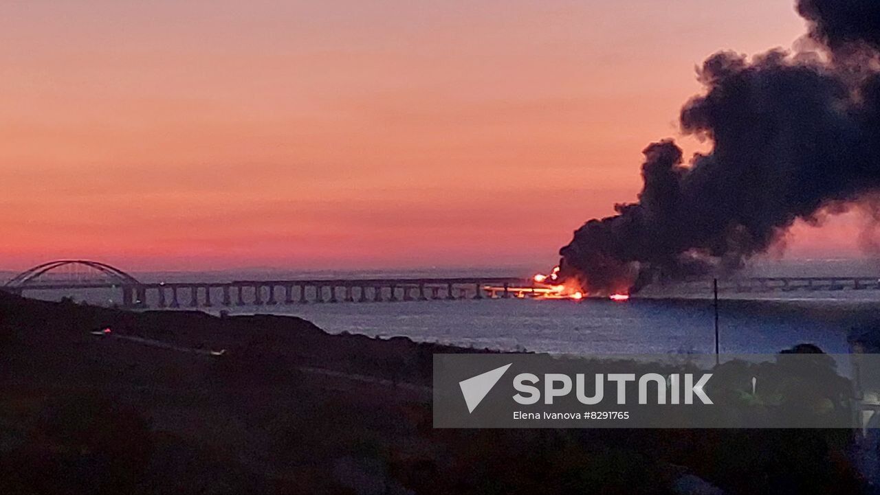 Russia Crimean Bridge Accident