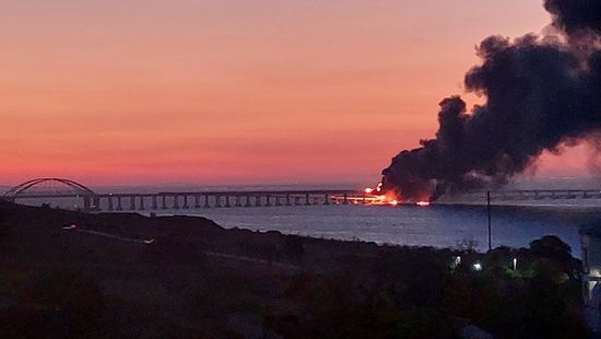 Russia Crimean Bridge Accident