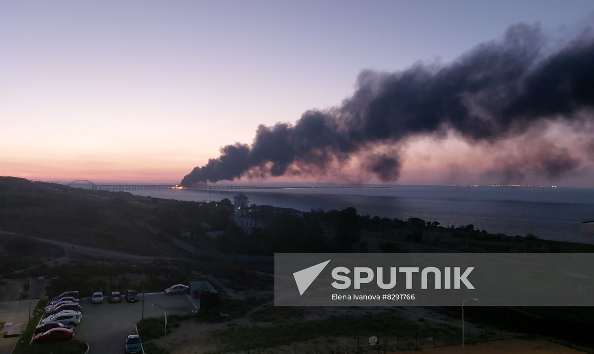 Russia Crimean Bridge Accident