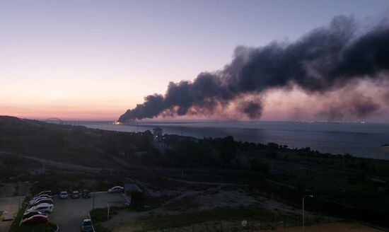 Russia Crimean Bridge Accident