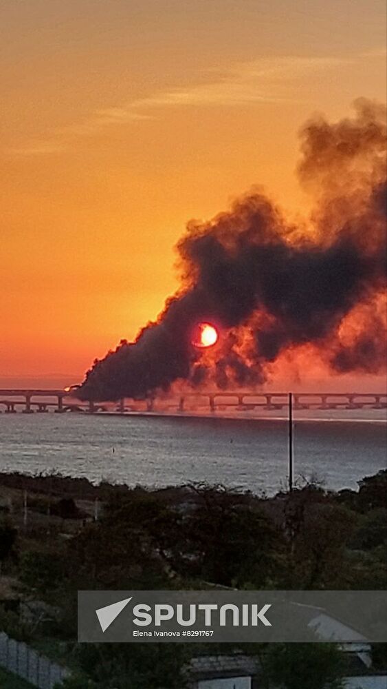 Russia Crimean Bridge Accident