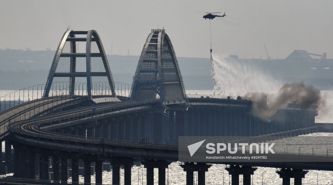 Russia Crimean Bridge Accident