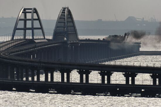 Russia Crimean Bridge Accident