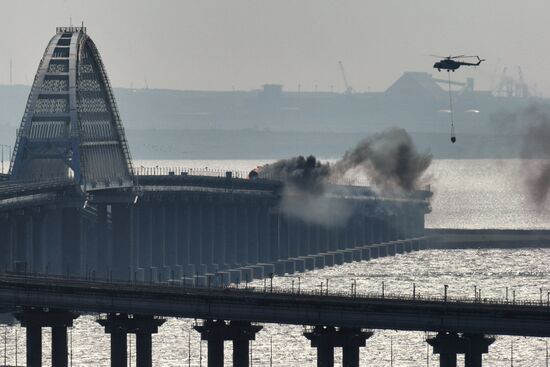 Russia Crimean Bridge Accident