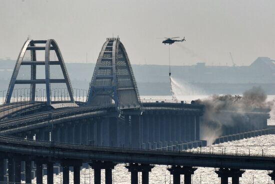 Russia Crimean Bridge Accident