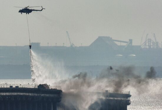 Russia Crimean Bridge Accident