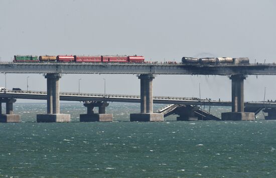 Russia Crimean Bridge Accident