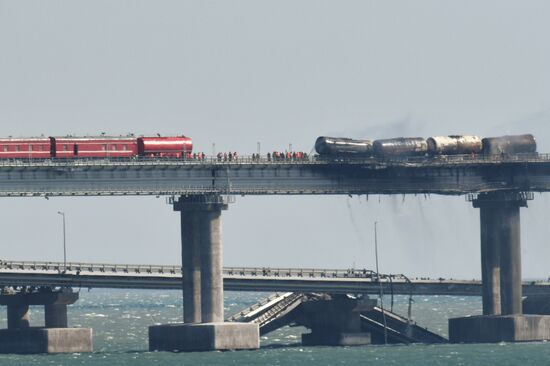 Russia Crimean Bridge Accident