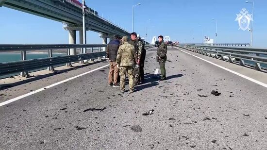 Russia Crimean Bridge Accident