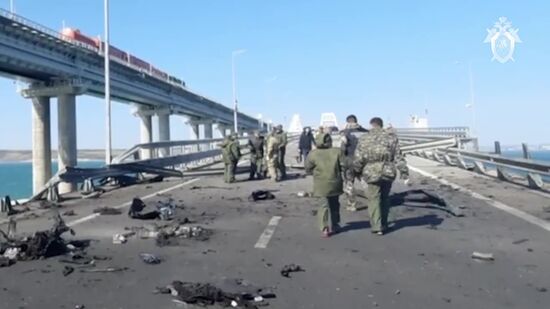 Russia Crimean Bridge Accident