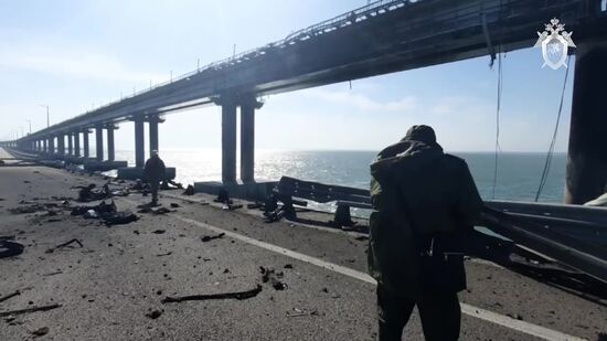 Russia Crimean Bridge Accident
