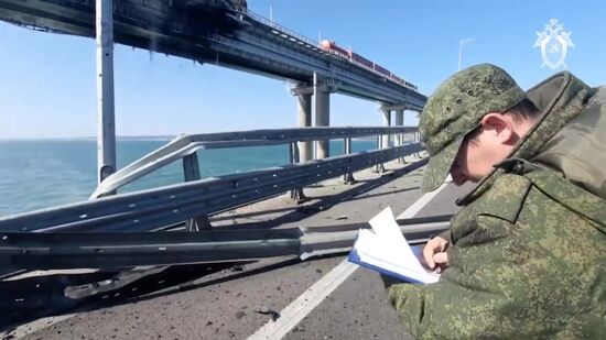 Russia Crimean Bridge Accident