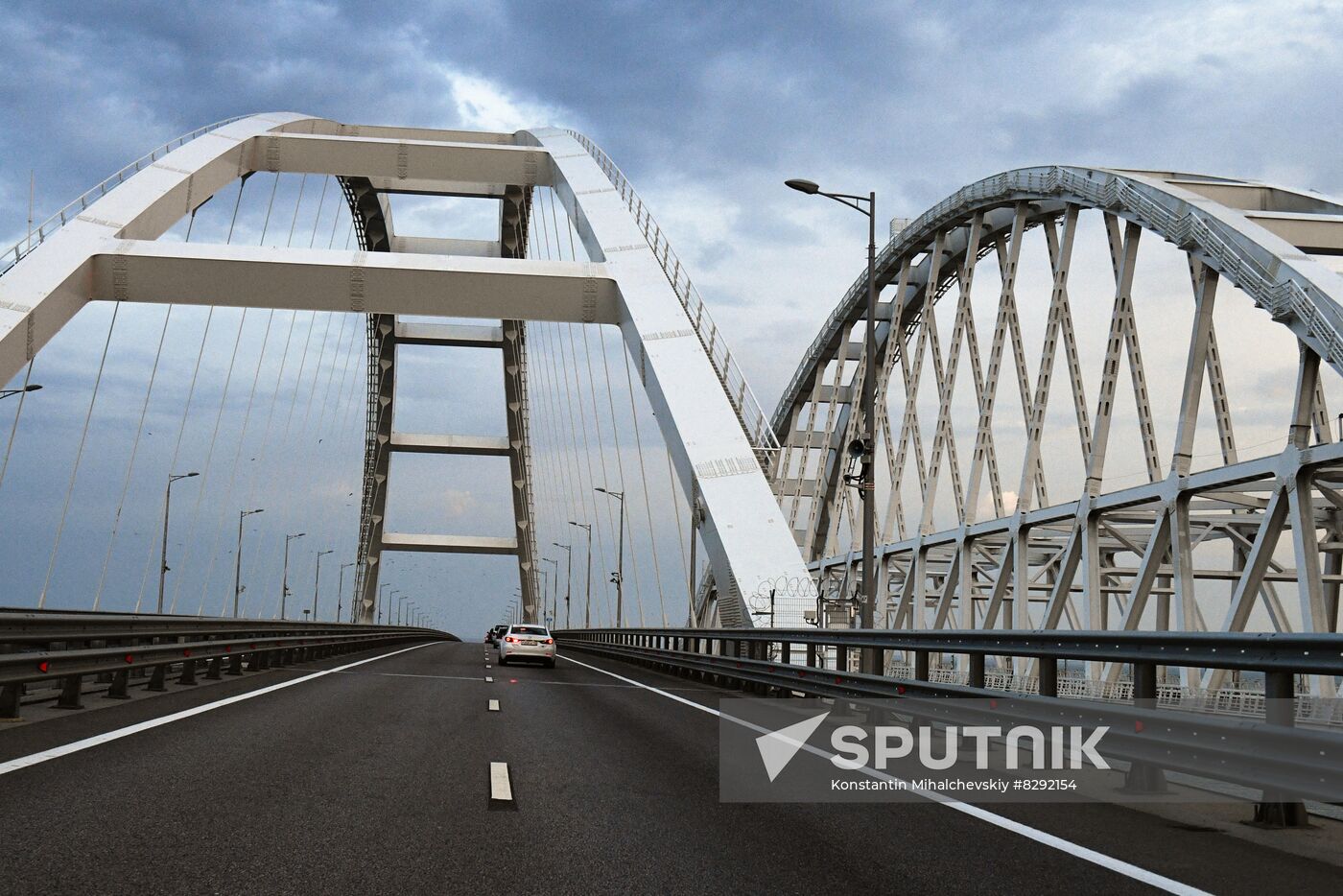 Russia Crimean Bridge Accident Traffic