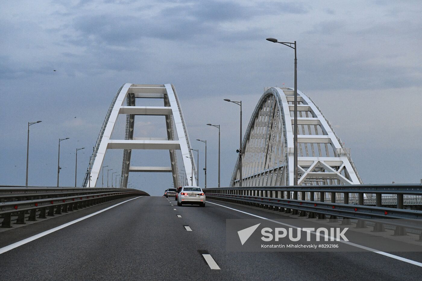 Russia Crimean Bridge Accident Traffic