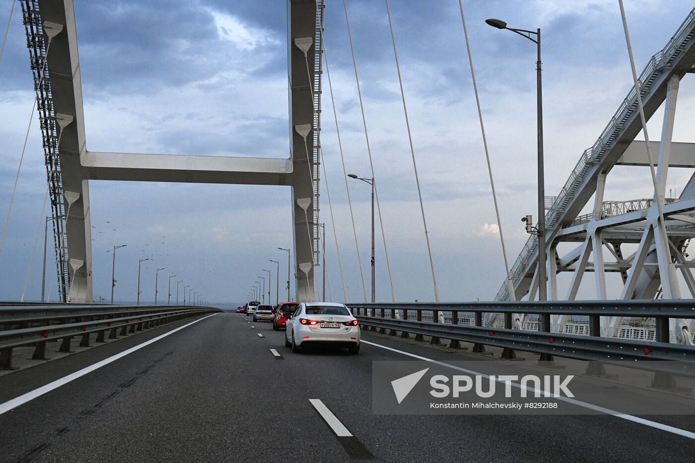 Russia Crimean Bridge Accident Traffic