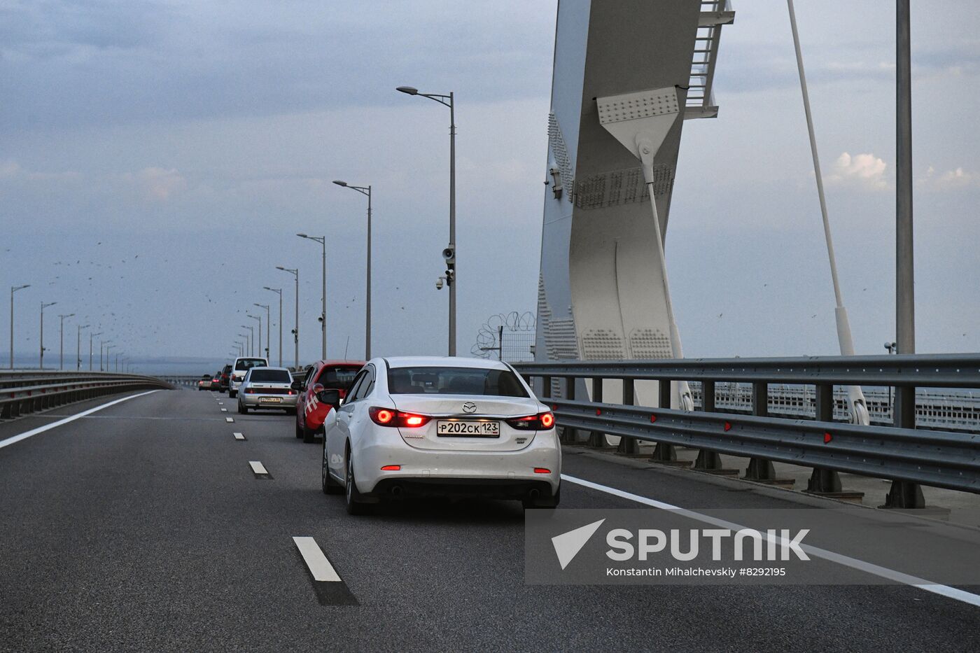 Russia Crimean Bridge Accident Traffic