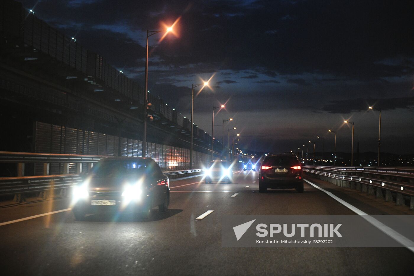 Russia Crimean Bridge Accident Traffic