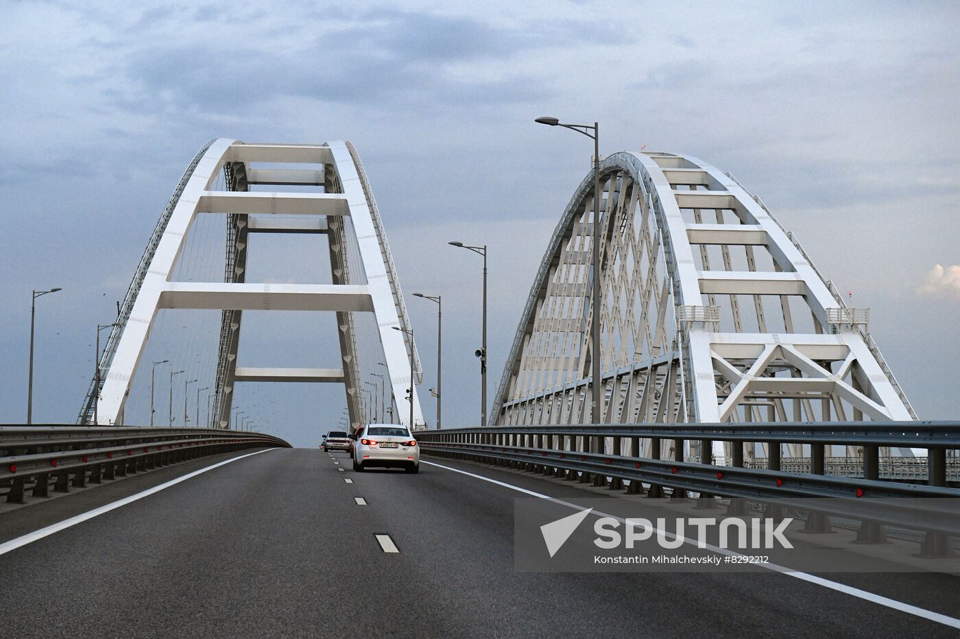 Russia Crimean Bridge Accident Traffic