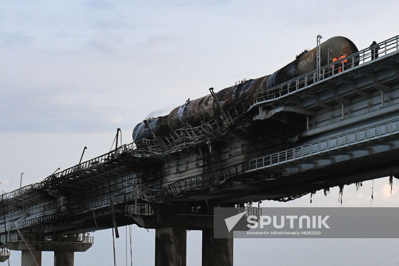 Russia Crimean Bridge Accident