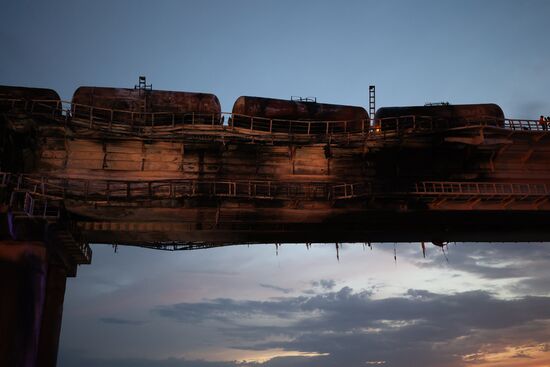 Russia Crimean Bridge Accident