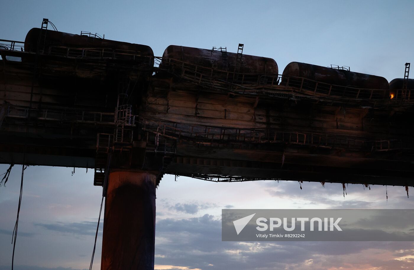 Russia Crimean Bridge Accident