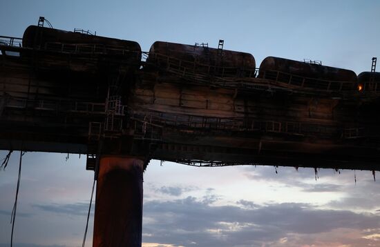 Russia Crimean Bridge Accident