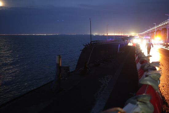 Russia Crimean Bridge Accident