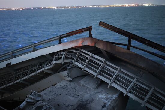 Russia Crimean Bridge Accident