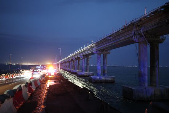 Russia Crimean Bridge Accident