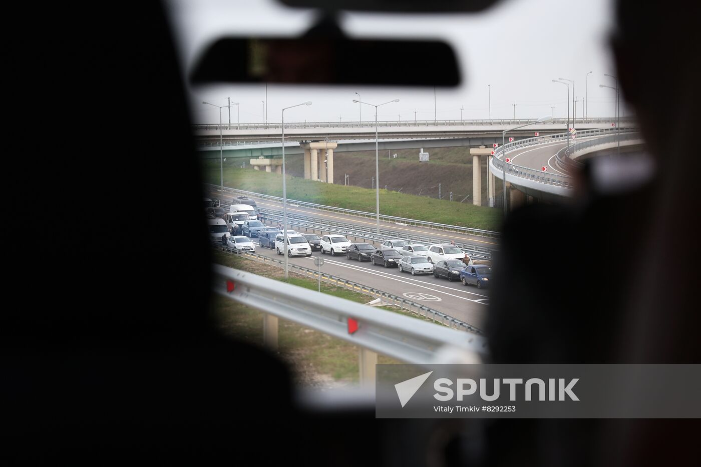 Russia Crimean Bridge Accident Traffic