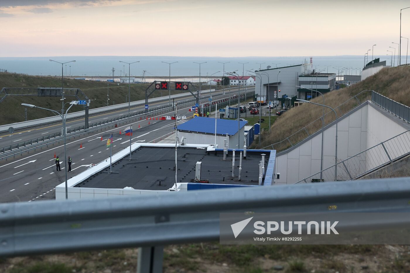 Russia Crimean Bridge Accident Traffic
