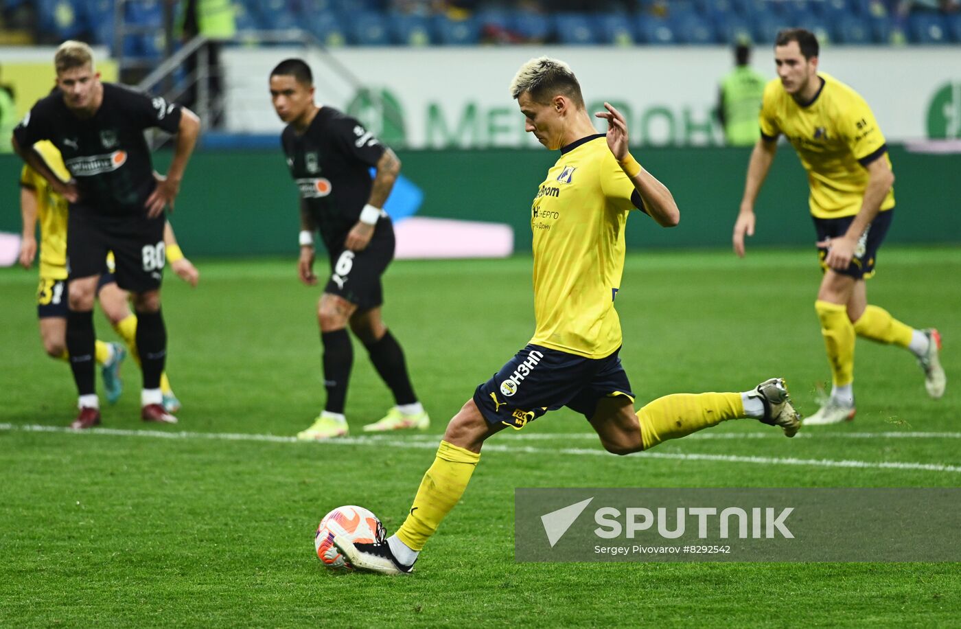 Russia Soccer Premier-League Rostov - Krasnodar