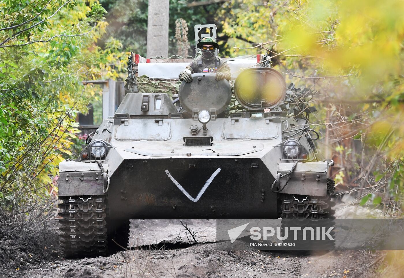 Russia Ukraine Military Operation Mechanized Troops
