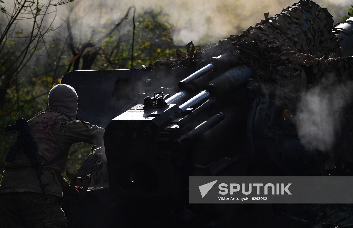 Russia Ukraine Military Operation Artillery Unit