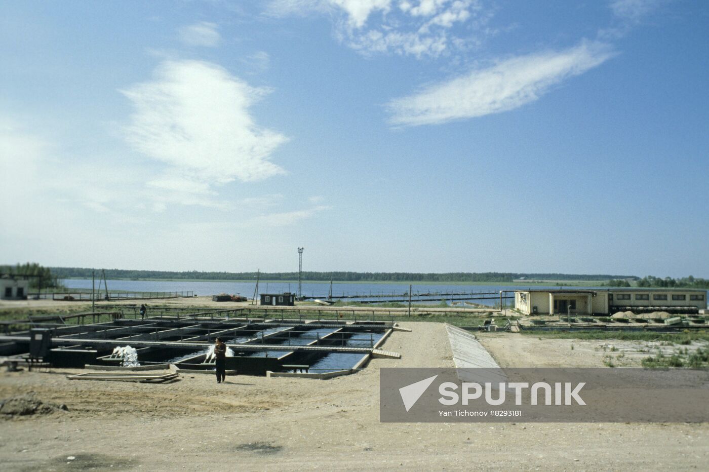 Banga fish farm in Latvia