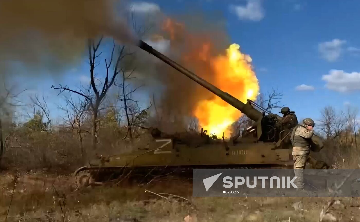 Russia Ukraine Military Operation Mortars Launch
