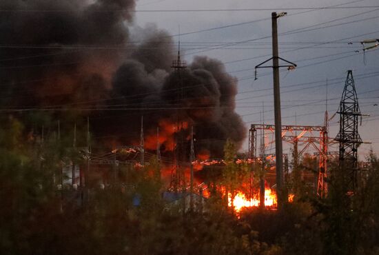 Russia Ukraine Military Operation Shelling