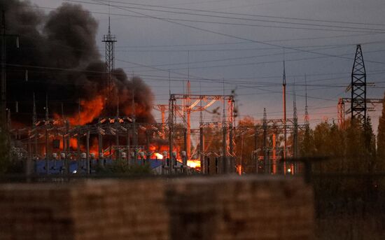 Russia Ukraine Military Operation Shelling