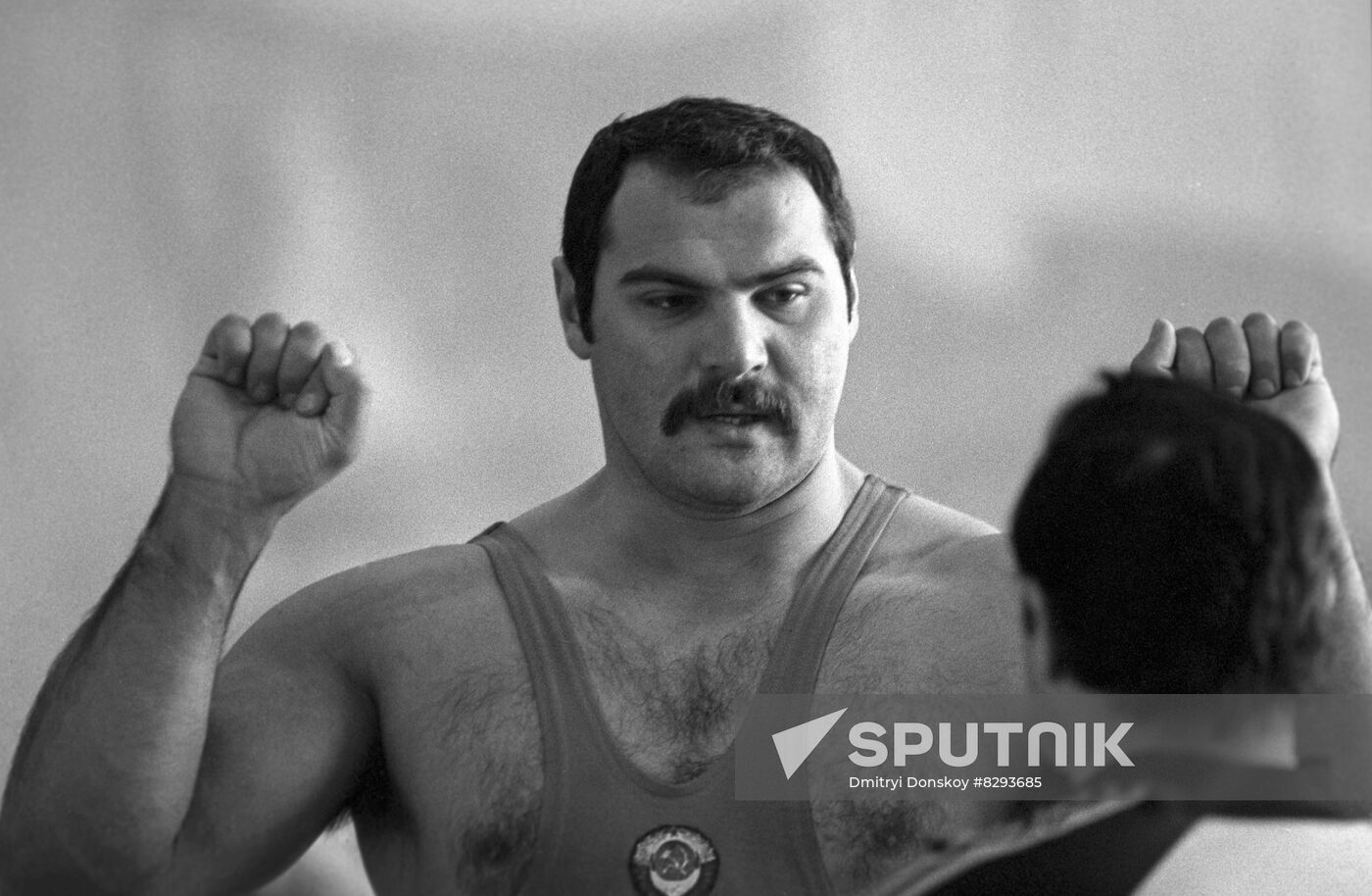 Weightlifter Anatoly Pisarenko
