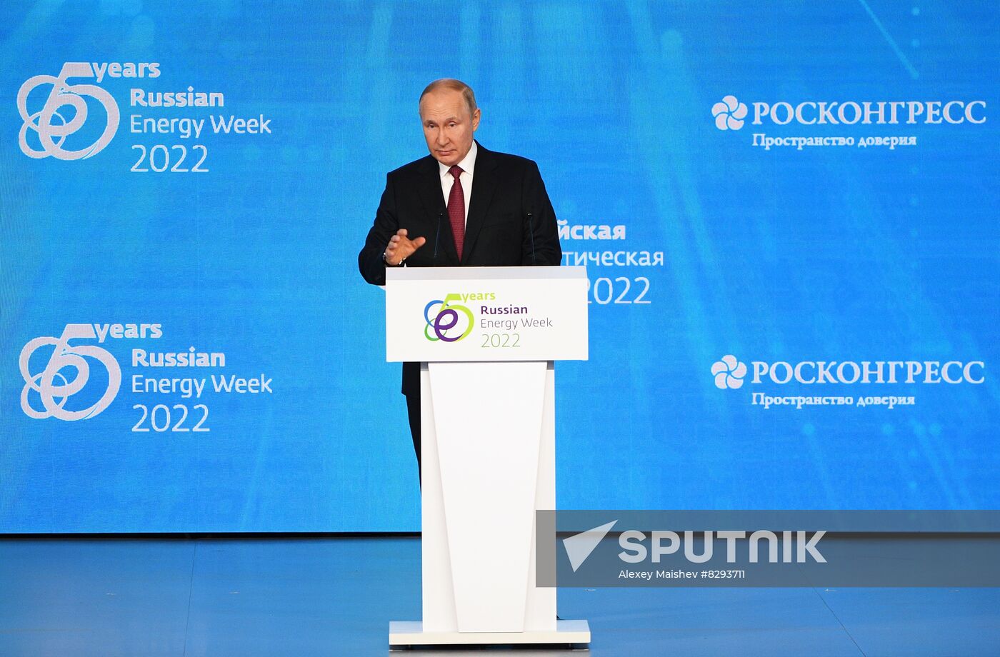 Russia Putin Energy Week Forum