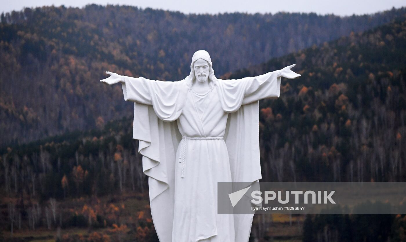 Russia Religion Christ Statue